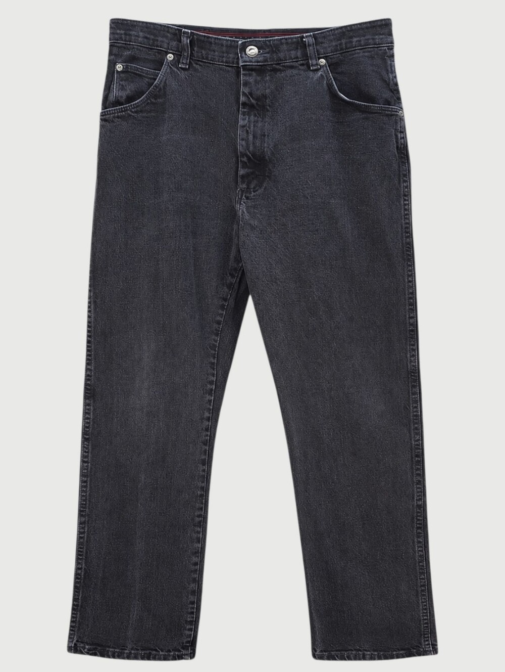 Vintage Wrangler Black Wash Jeans 38x29 Relaxed Straight Dadcore Y2K